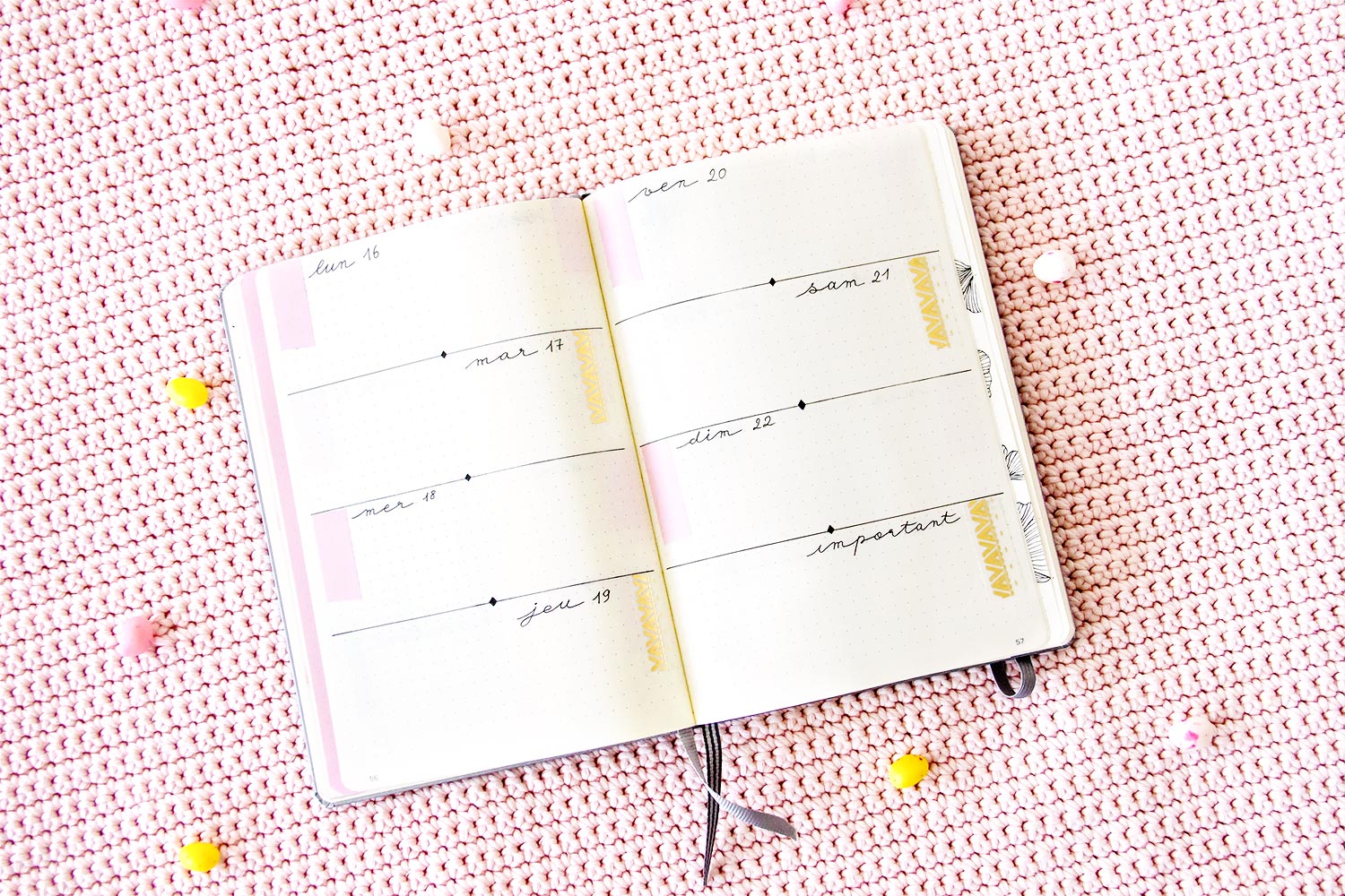 Bullet journal Avril 2018 : Mise en page + favoris de Mars - Manayin