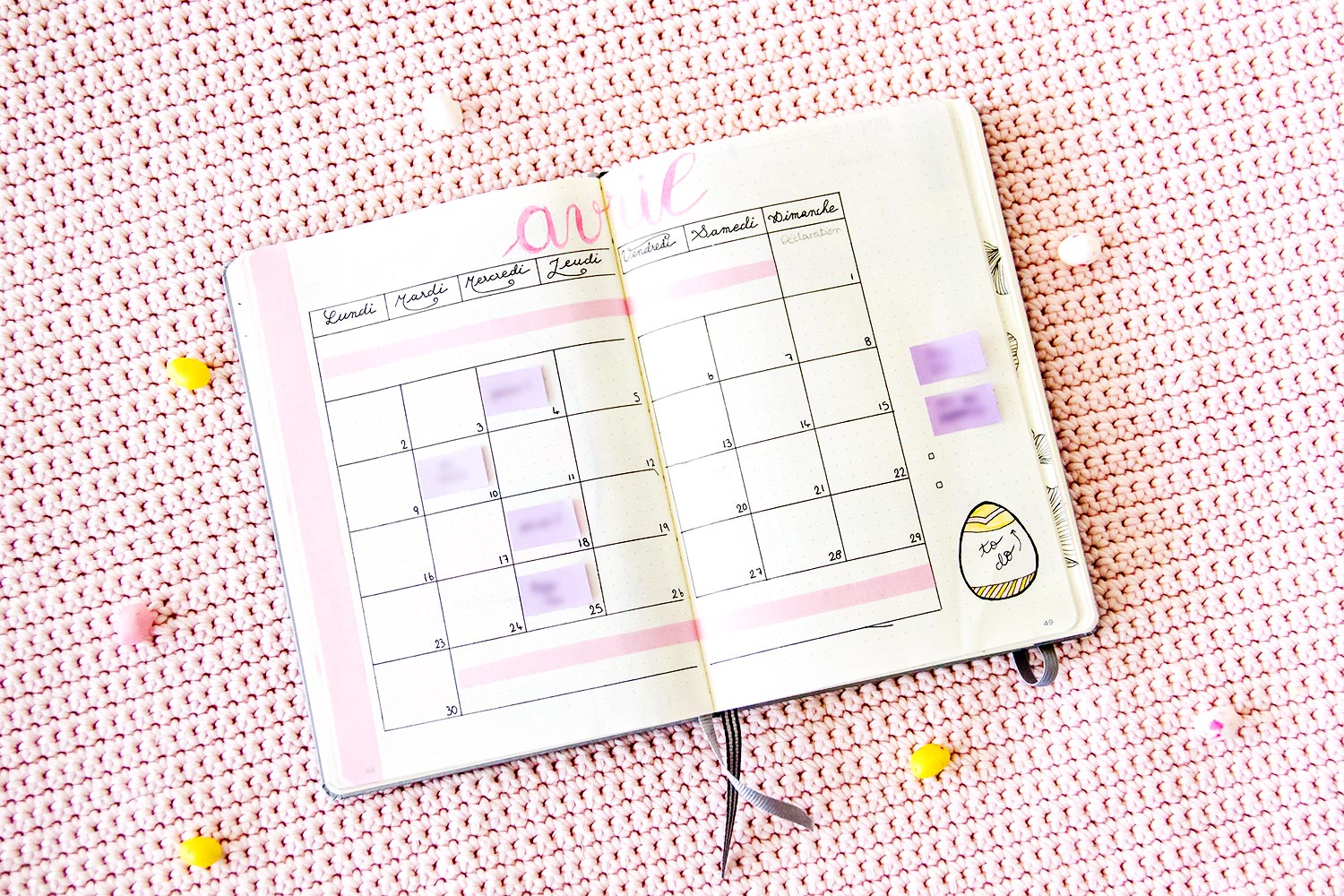 Bullet journal Avril 2018 : Mise en page + favoris de Mars - Manayin
